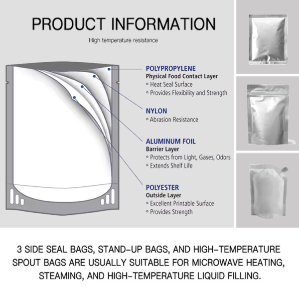 Mylar Bag Aluminum Foil Retort Pouch