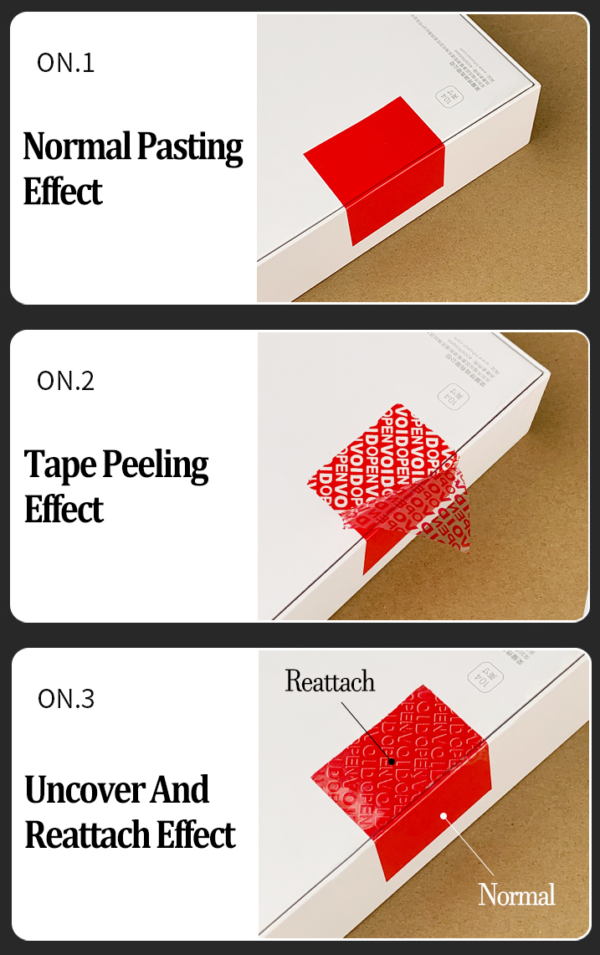 Waterproof  Security Seal Labels Stickers