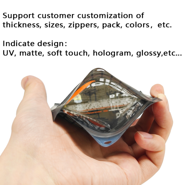 Custom Edible 3.5g Mylar Bags