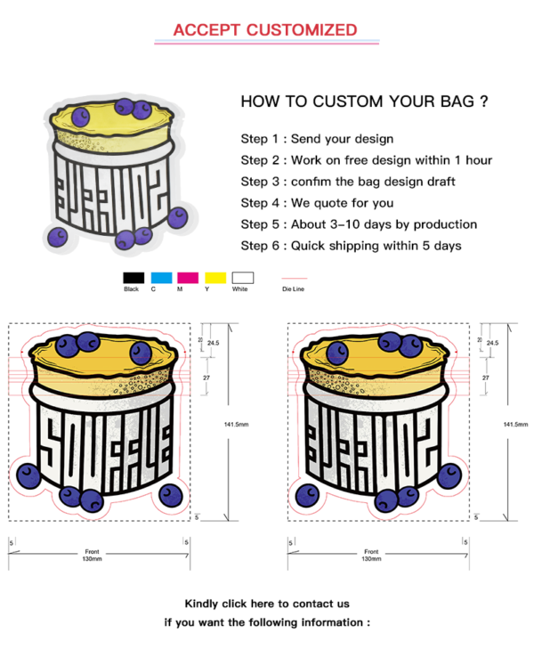 Custom Mylar Bags With Box